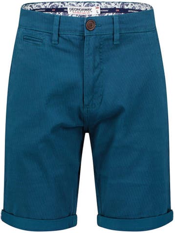Geographical Norway Chino Bermuda Met Stretch Pacome Navy, Verzenden