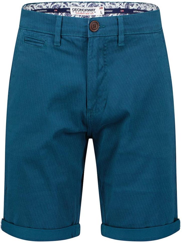 Geographical Norway Chino Bermuda Met Stretch Pacome Navy, Kleding | Heren, Broeken en Pantalons, Verzenden