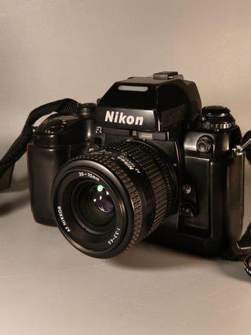Nikon F4 + AF Nikkor 35-70mm | Analoge camera, Nieuw