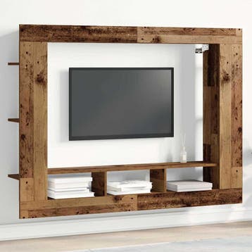 vidaXL TV Kast 152 x 22 x 113 cm Oud hout Bewerkt hout, Verzenden, Nieuw