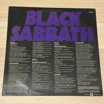 Black Sabbath - Master Of Reality - 1st Italian pressing -, Nieuw in verpakking