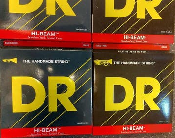 DR Hi-Beam - 4 Brand New Sets of Strings for 4-String - -, Nieuw