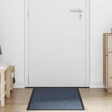 vidaXL Deurmat 60x180 cm blauw, Verzenden, Nieuw