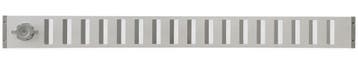 Aluminium afsluitbaar schuifrooster opbouw 1000 x 90mm - ALU, Verzenden