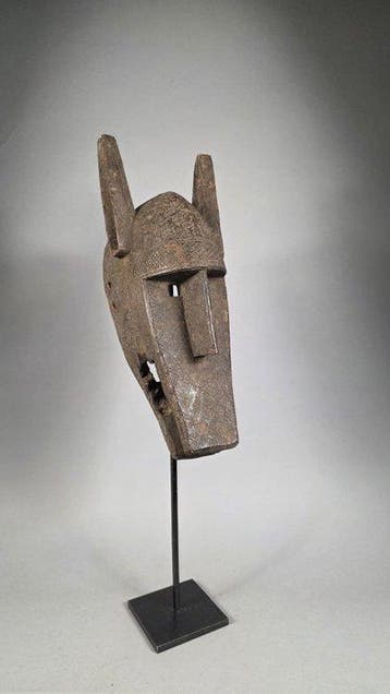 Houten masker - Bamabara - Mali (Zonder minimumprijs)