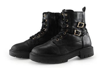 Nelson Veterboots in maat 37 Zwart, Verzenden, Zwart, Overige typen, Nelson