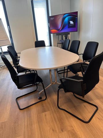 Vergadertafel Van Vitra - Nieuwe bladen - Incl Levering!, Huis en Inrichting, Verzenden, In hoogte verstelbaar, Zo goed als nieuw