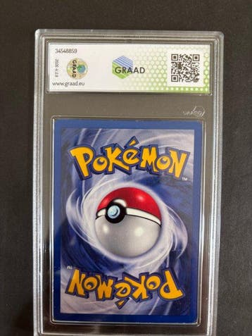 Pokémon - 1 Graded card - Charizard 4/102 Foil - Graad 7 -