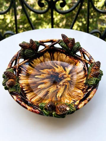 Peter’s Pottery Woodland Centrepiece Bowl - Centre de table