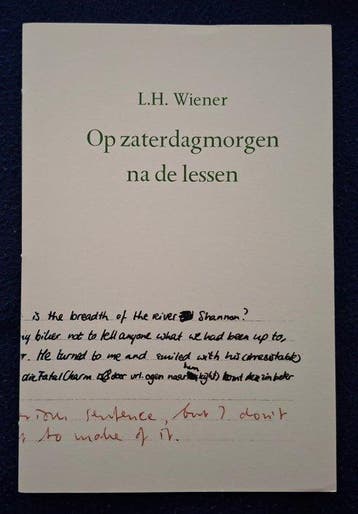 L.H. Wiener [en Merijn de Boer] - Meisjes, allemaal