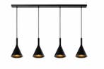 Hanglamp Lucide GIPSY -  - 4xE27 - Zwart -, Huis en Inrichting, Lampen | Hanglampen, Verzenden, Nieuw