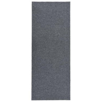 vidaXL Droogloopmat 100x300 cm grijs, Verzenden, Nieuw