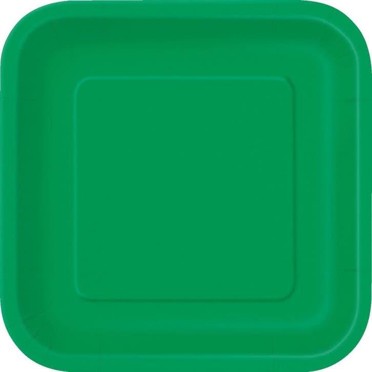 Borden Vierkant Groen 23cm 14st, Hobby & Loisirs créatifs, Articles de fête, Envoi