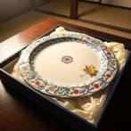 Japanse porseleinen schotel / grote serveerschotel “Gosai