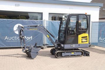 Veiling: Minigraver Eurotrac SQ18A/HE18CP Diesel 14.2kW 2020, Articles professionnels, Ophalen