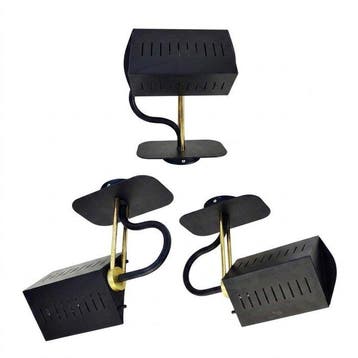 Goffredo Reggiani - Wandlamp (3) - Drie verstelbare wand- of
