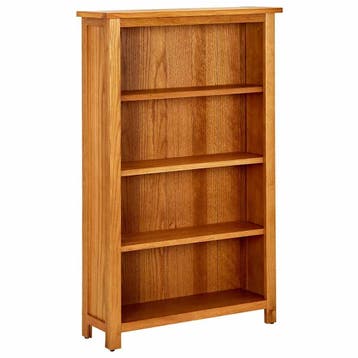 vidaXL Boekenkast met 4 schappen 70x22x110 cm massief, Verzenden, Nieuw