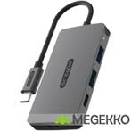 Sitecom USB-C to 2x USB-A + 2x USB-C 10Gbps Hub, Informatique & Logiciels, Clés USB, Verzenden