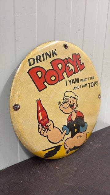 Standard Gasoline - Popeye – “Drink Popeye” – Vintage stijl