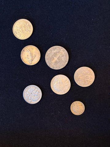 Wereld. Collection of coins 1867-1914 (Zonder minimumprijs), Timbres & Monnaies