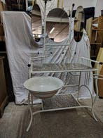 Toiletset - Vintage - Marmer - Vintage kaptafel van