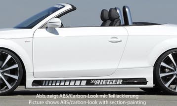 Rieger side skirt | TT (8J): 09.06- - Coupé, Roadster | l st, Verzenden, Nieuw, Audi