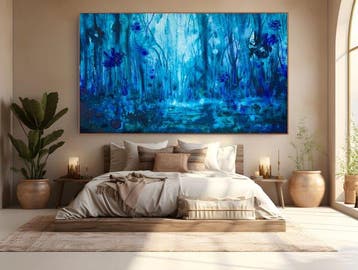 Christopher Shaw - Abstract Forest At Night - XXL
