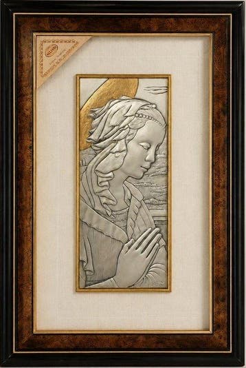 Alliani (Acca) - Bloksnijwerk/relief, Madonna in preghiera -
