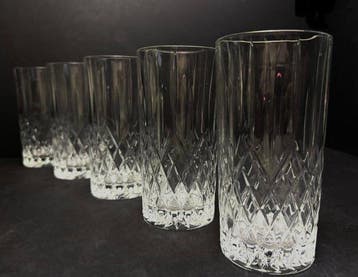 Royal Doulton - Verre à whisky (6) - Palmette - Cristal