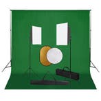 vidaXL Fotostudioset met softboxlampen, achtergrond en, Verzenden