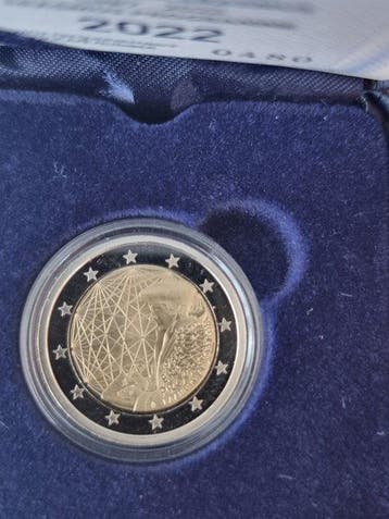 Griekenland. 2 Euro 2022 Erasmus Proof (Zonder, Postzegels en Munten