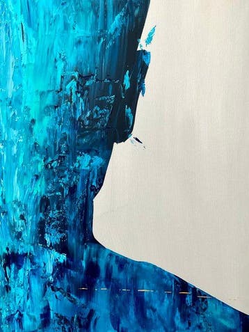 EK.art - Blue – Hidden Silhouette XXL