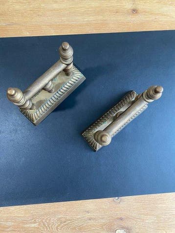 Accessoire de cheminée (2) - Laiton - Bases en laiton /