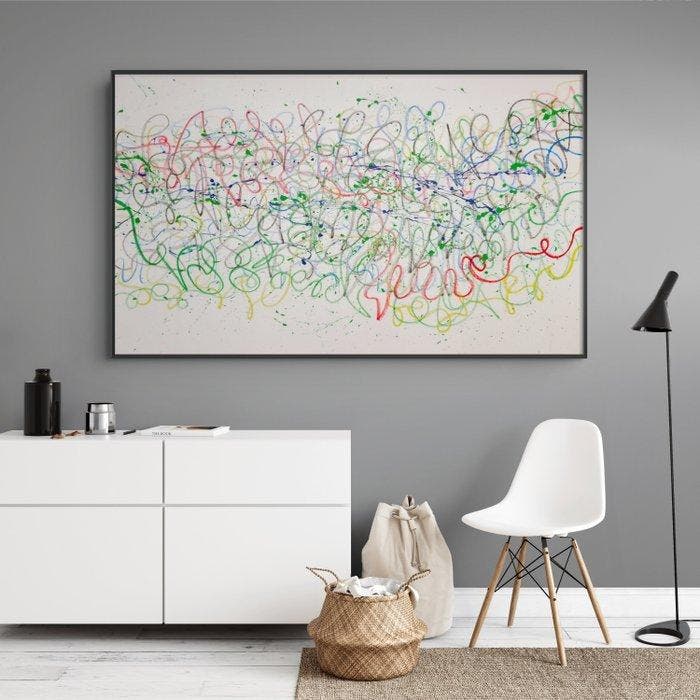 Sandra Glaser - Endless Melody - XXL, Antiek en Kunst, Kunst | Schilderijen | Modern