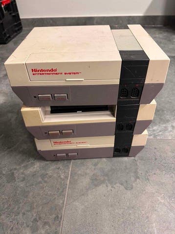 Nintendo - Nes - Lot of 3 - Spelcomputer, Nieuw
