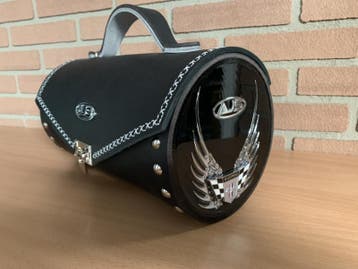 Handtas black mustang handbag, Ophalen of Verzenden