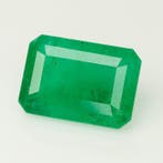 1 pcs Groen Smaragd - 3.34 ct - Bellerophon Gemlab -