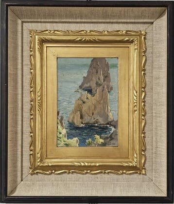 Giuseppe Viggiani (1892-1962) - Faraglioni di Capri, Antiek en Kunst