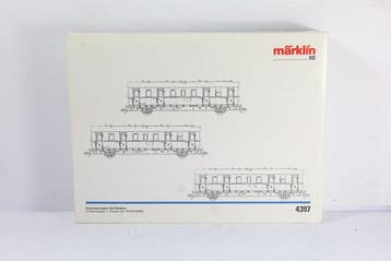 Märklin H0 - 4397 - Modeltrein personenwagonset (2) - 3x, Hobby en Vrije tijd, Modeltreinen | H0, Nieuw