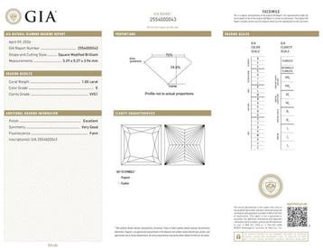 Oorbellen - 18 karaat Witgoud - 2.50ct. tw. Diamant, Nieuw