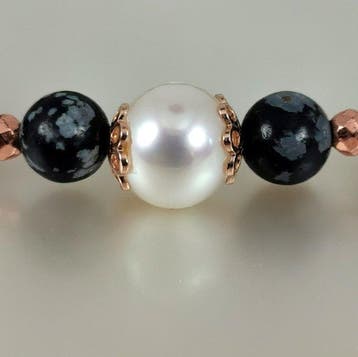 Zonder minimumprijs - Armband Zilver Parel - Natuurlijke