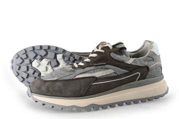 Floris van Bommel Sneakers in maat 44½ Grijs, Kleding | Heren, Overige kleuren, Verzenden, Floris van Bommel, Zo goed als nieuw