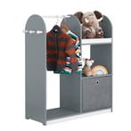 2dekans | SoBuy KMB40-HG Kindergarderobe 97x35x108 cm Grijs, Ophalen of Verzenden, Nieuw