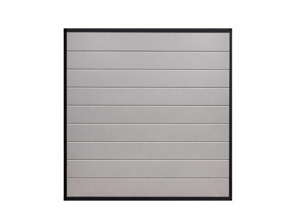 Veiling - 2x Aluminium tuinscherm - Lichtgrijs - 181,5x181,5, Jardin & Terrasse, Palissades