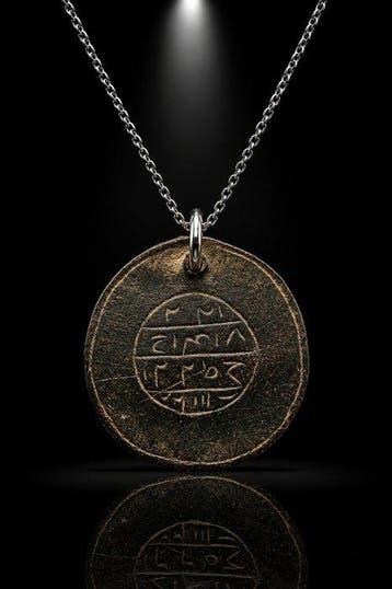 Islamitisch Brons Zegel van Salomo — talismanisch amulet