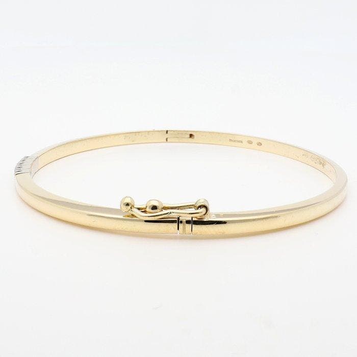Armband - 14 karaat Geel goud, Diamonde., Witgoud Diamant, Bijoux, Sacs & Beauté, Bracelets