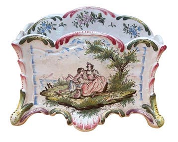Documenthouder - Veelkleurige faience