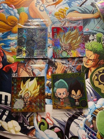 Bandai - 38 Verzegelde kaart - Dragon Ball - Lotto Sticker, Verzamelen, Nieuw
