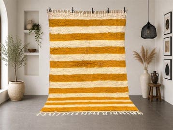 Beni Ouarain vintage – Berbertapijt van dikke wol - Tapijt -, Nieuw