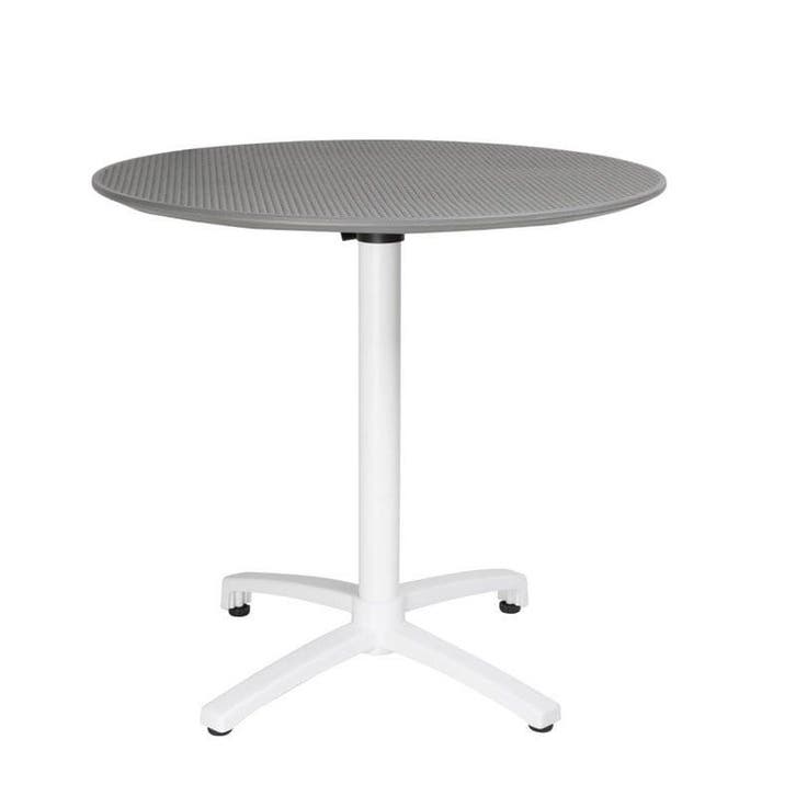 Inklapbare Tafel | Kunststof/Staal | Donkergrijs Blad | Wit, Articles professionnels, Horeca | Équipement de cuisine, Envoi